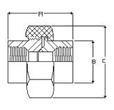 Threaded Union exporter, Threaded Union suppliers india, Threaded Union stockist